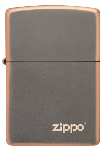 Zippo Rustic Bronze with Zippo logo