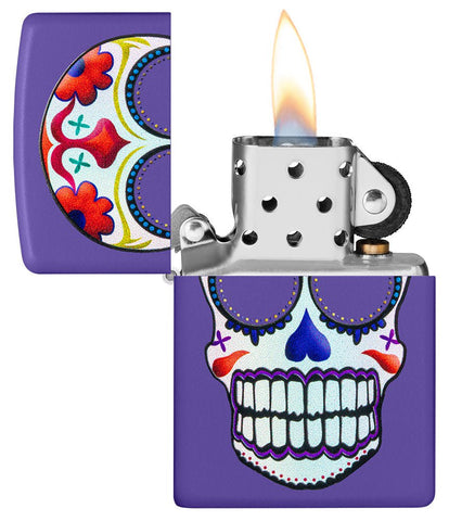 Zippo Motif tête de mort en sucre 