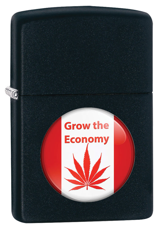 Grow The Economy Leaf Design freeshipping - Zippo.ca