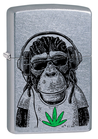 Monkey's Leaf Tee Design freeshipping - Zippo.ca