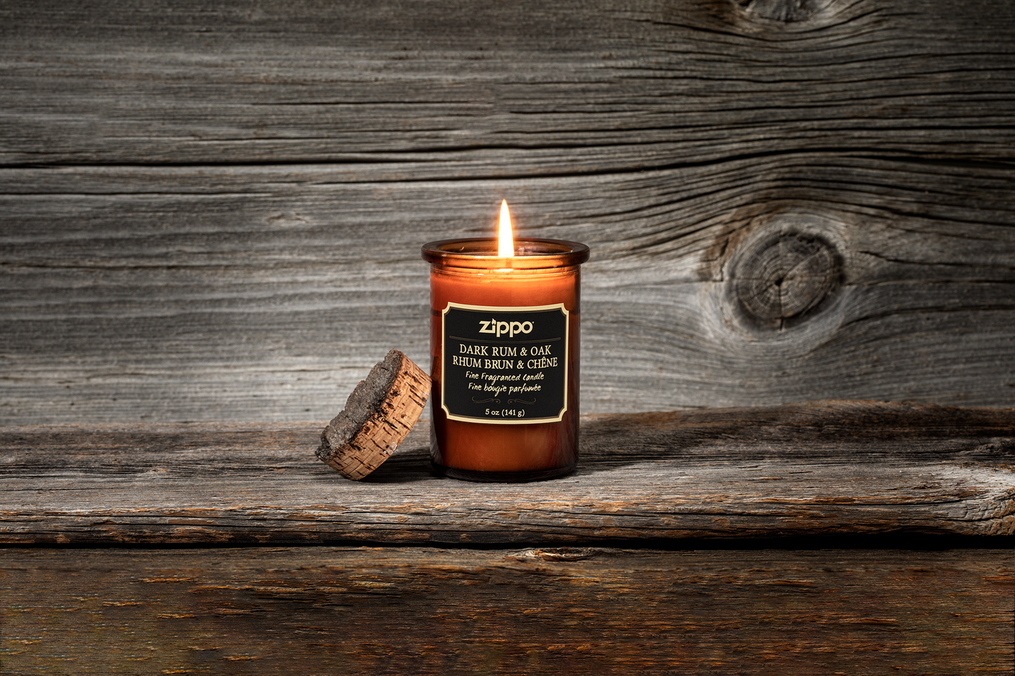 Zippo Candle - Dark Rum & Oak freeshipping - Zippo.ca