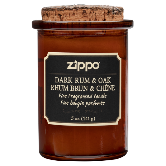 Zippo Candle - Dark Rum & Oak freeshipping - Zippo.ca