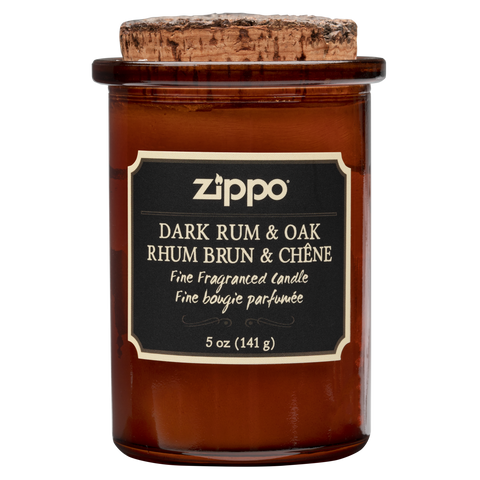 Zippo Candle - Dark Rum & Oak freeshipping - Zippo.ca