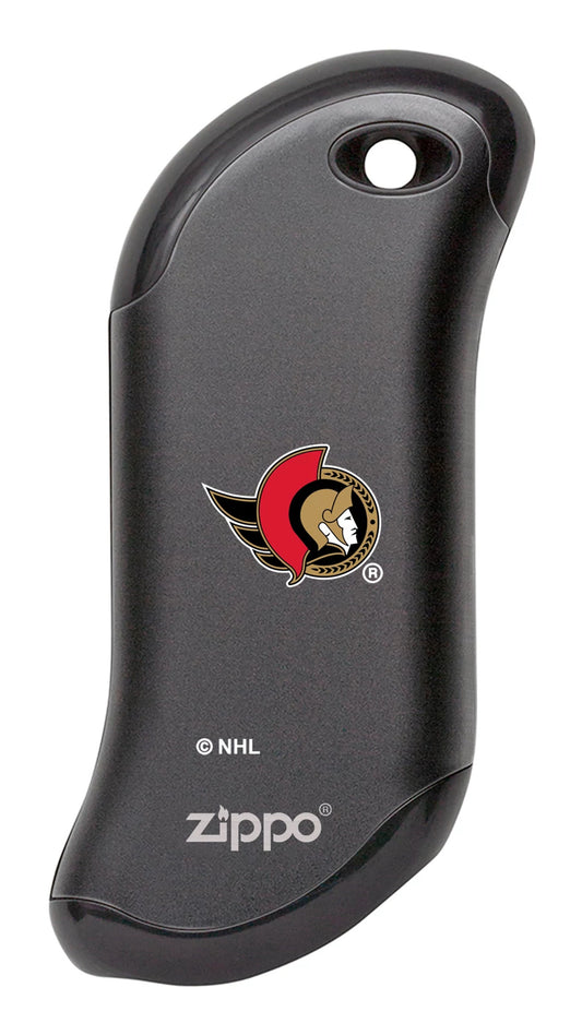 Zippo HeatBank 9s NHL Noir Sénateurs d'Ottawa ( 44408 )