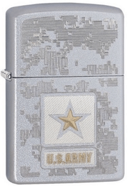 US Army Satin Chrome freeshipping - Zippo.ca