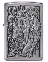 Zippo Skull and Angel Emblem Design freeshipping - Zippo.ca