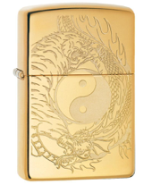 Zippo Tiger Dragon Design freeshipping - Zippo.ca