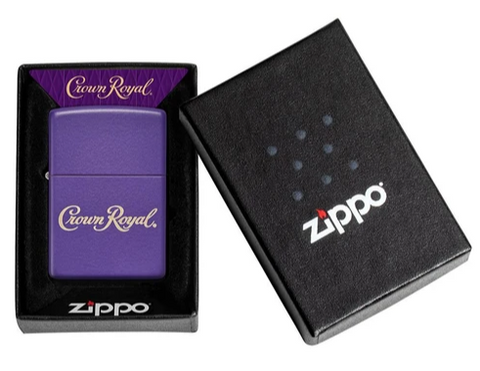 Zippo Crown Royal Purple Matte freeshipping - Zippo.ca