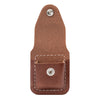 Leather Pouch W/Clip Brown
